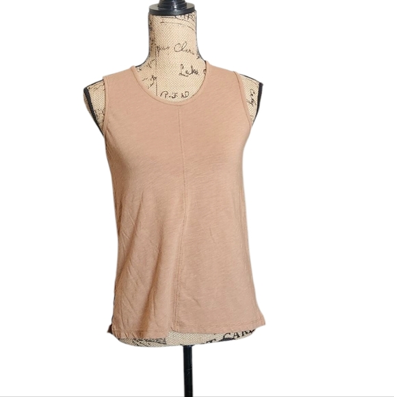 Women's Tan Sleeveless Top - Picture 1 of 5